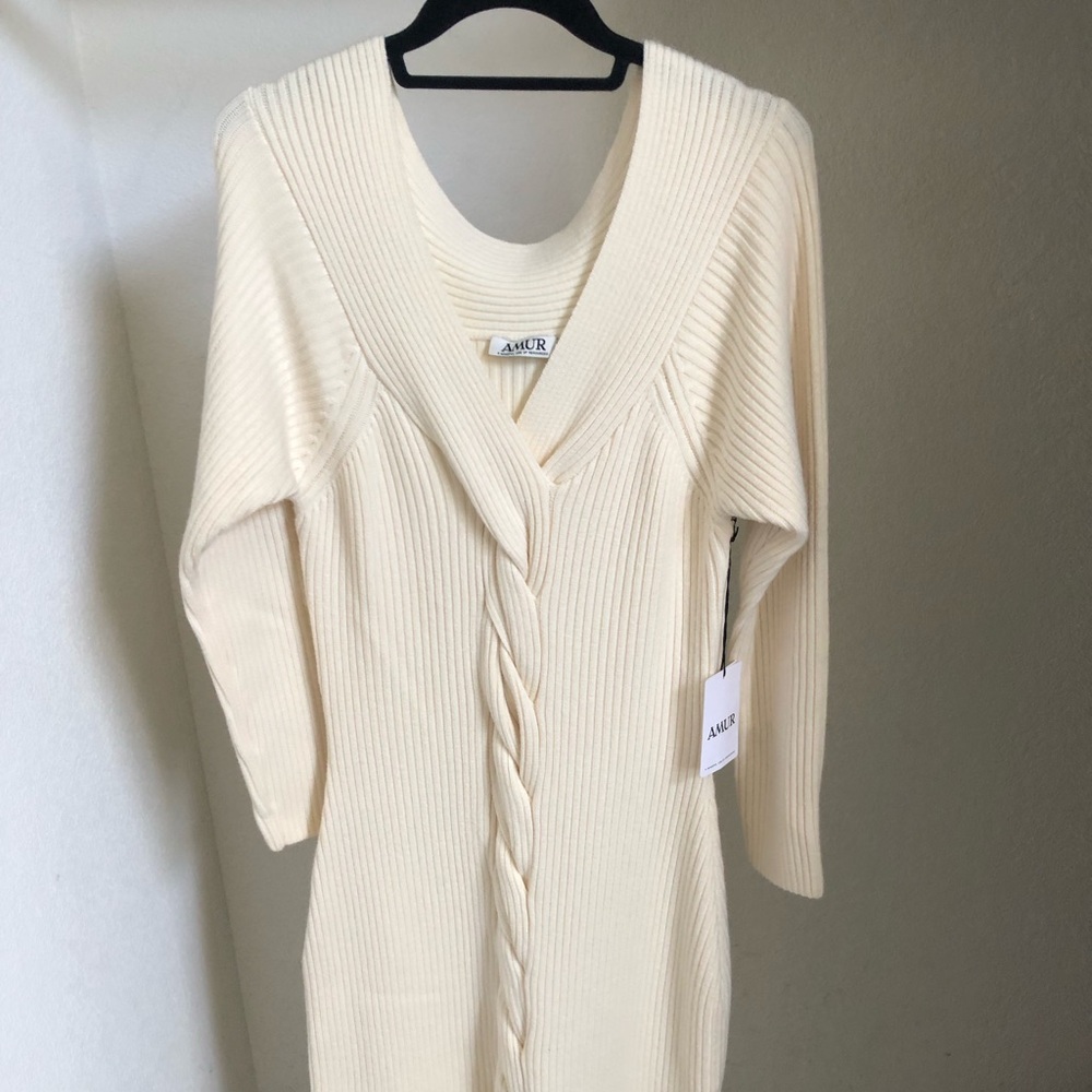 Amur cream colored dress.